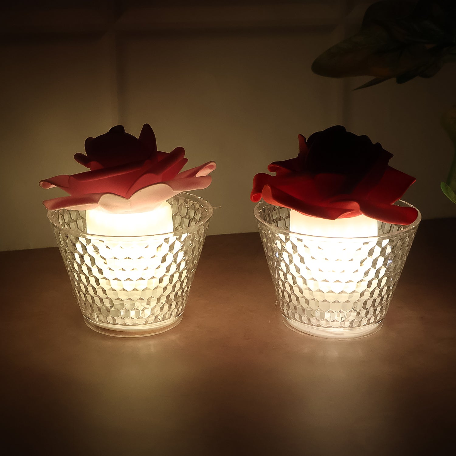 Rose Flower Tealight Candles Rose Flower Tealight Candles